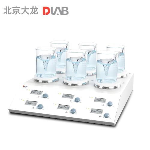 北京大龍MS-M-S6  LCD數控六通道磁力攪拌器